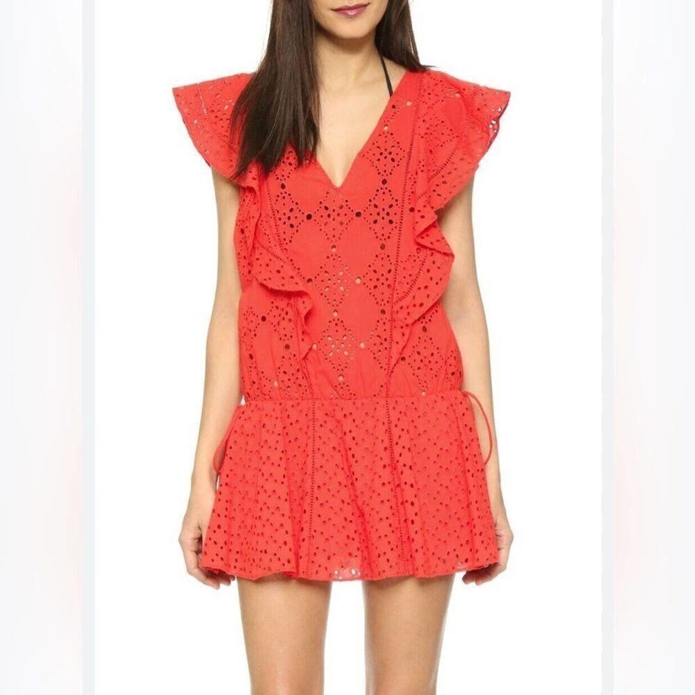 PARKER ANTIGUA EYELET EMBROIDERY DRESS SIZE M